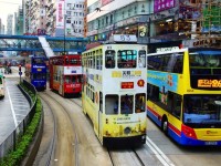 カラフルで見飽きない!おもちゃみたいな香港の路面電車