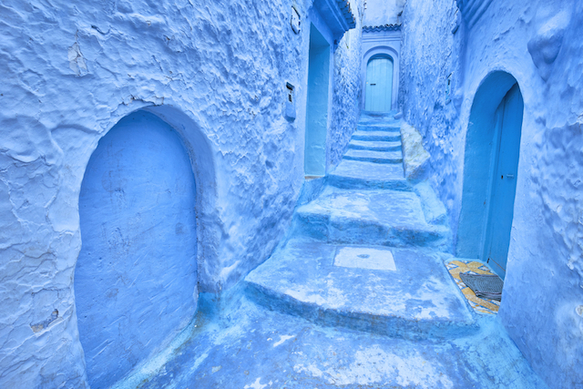 青い街 街全体がアート 涼しさを感じるモロッコの シャウエン Tabizine 人生に旅心を