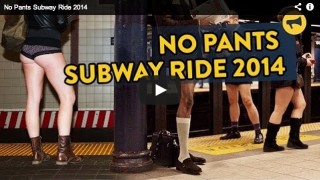 【NY発】驚きのイベント「ズボンなしで地下鉄に乗ろう」が今年も開催