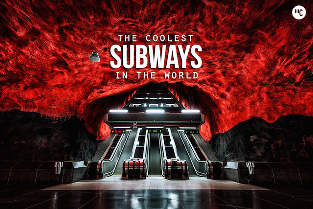 予想を遥かに超える、世界の「クールな地下鉄」５選