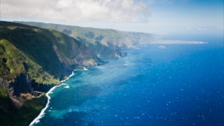 通路側に座ると損？夢の島ハワイ上空から見える幻想的な景色たち