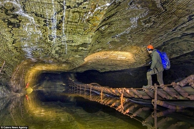 ロシアの地下２００mにねむる幻の岩塩鉱山