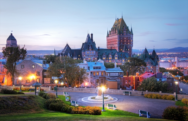 ケベックシティ 紅葉も美しい 北米屈指のロマンチックな街 Tabizine 人生に旅心を