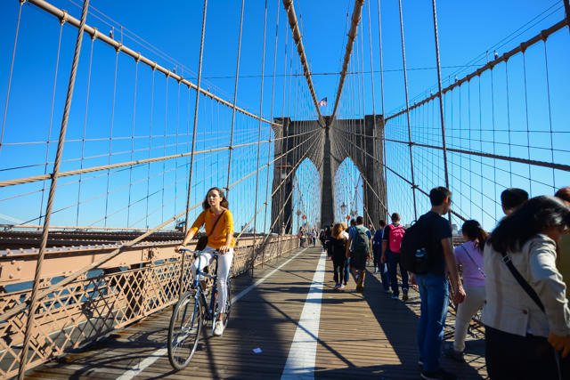 【NY人気スポット】晴れた日に歩いて渡りたい、ブルックリン・ブリッジ