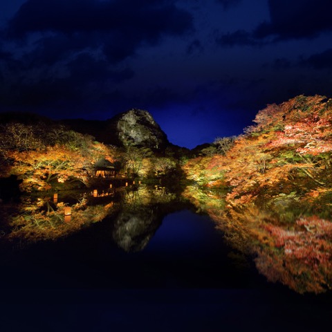 誰もが驚く圧巻、感動の景色。九州の知られざる紅葉の名所「御船山楽園」