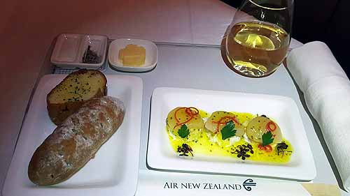 NZのスターシェフが監修！「成田～オークランド」ビジネスクラスの機内食