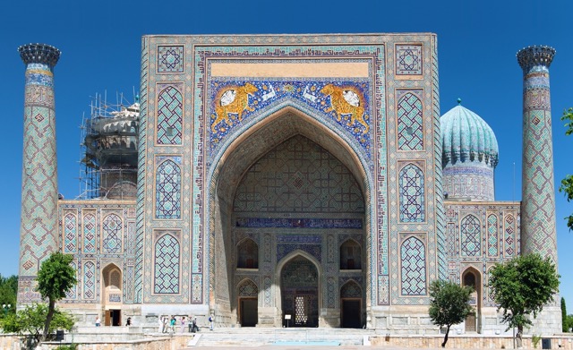 ウズベキスタン 世界遺産 青の都 のサマルカンドブルーが忘れられない Tabizine 人生に旅心を