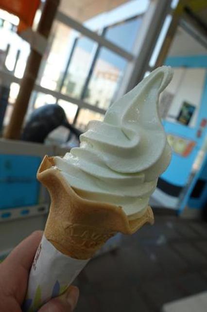 塩のソフトクリームもおすすめ。愛媛県・大三島にある伯方の塩工場見学