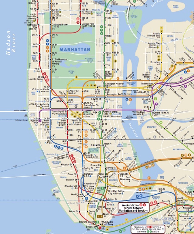 ニューヨークビギナーでもわかる】地下鉄の乗り方、乗り換え方