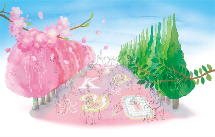 首都圏各所で楽しめる花のカーペット「東京インフィオラータ2018」