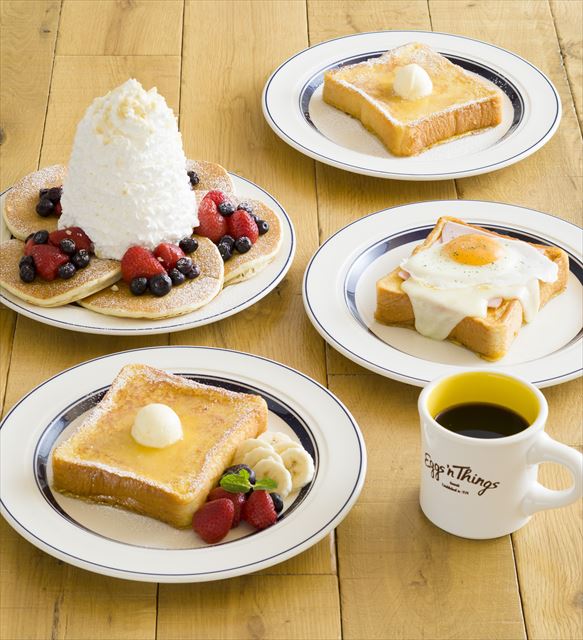 Eggs 'n Things日本上陸8周年!フレンチトーストなど27品の新メニューが登場