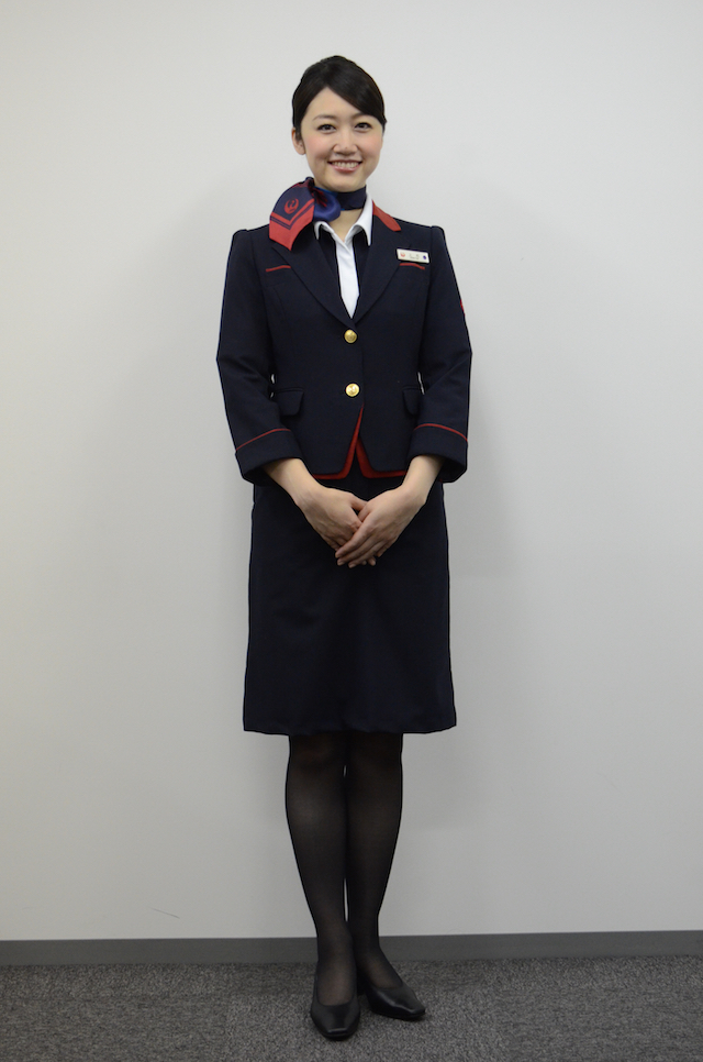 初回限定】 JAL日本航空CAスカーフマフラー制服第7代目エアライン