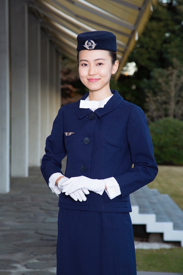 55 外資系航空 ユニフォーム ワンピース制服 スチュワーデス 客室 