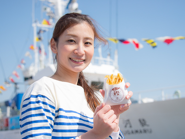 【新グルメ】おいしいカツオパワーで美容も縁起もOK!焼津の勝サンドと勝ポテト