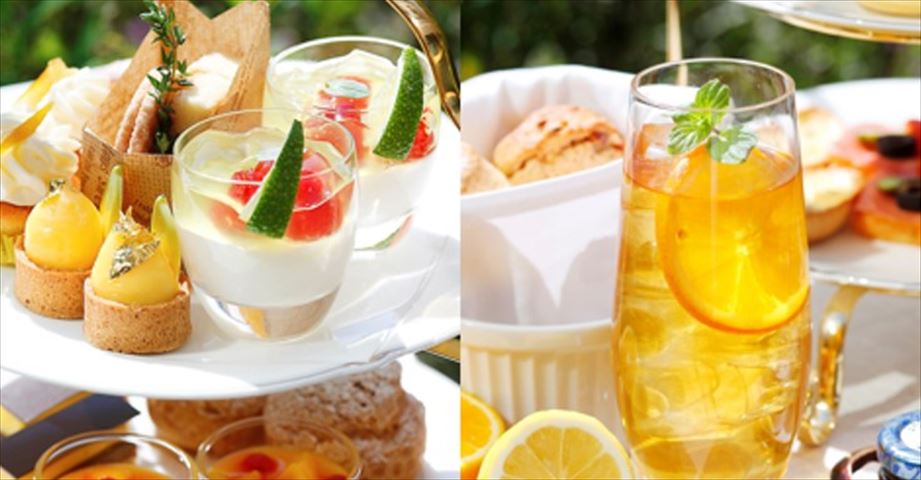 夏にピッタリ!色鮮やかな「サマージュエルパフェ」と爽やかさ香る「シトラスアフタヌーンティー」を楽しむ