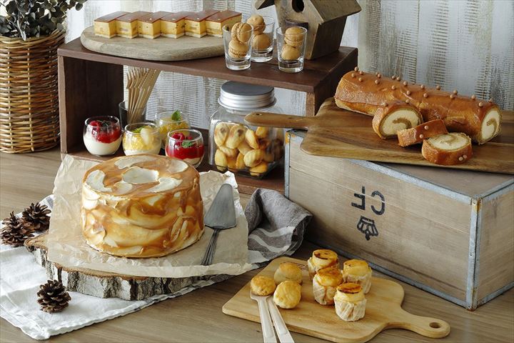 京都タワーホテルでチーズ&キャラメルスイーツのブッフェ「Sweets Buffet ~Cheese & Caramel~ AUTUMN PICNIC」