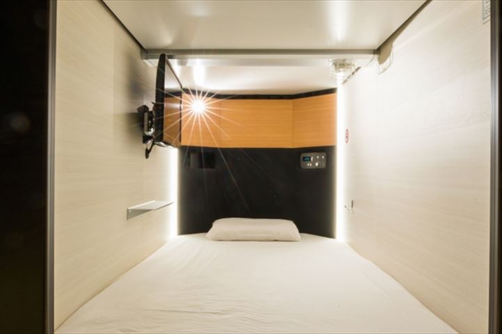 和モダンなデザインと設備が充実のカプセルホテルが京都に初登場