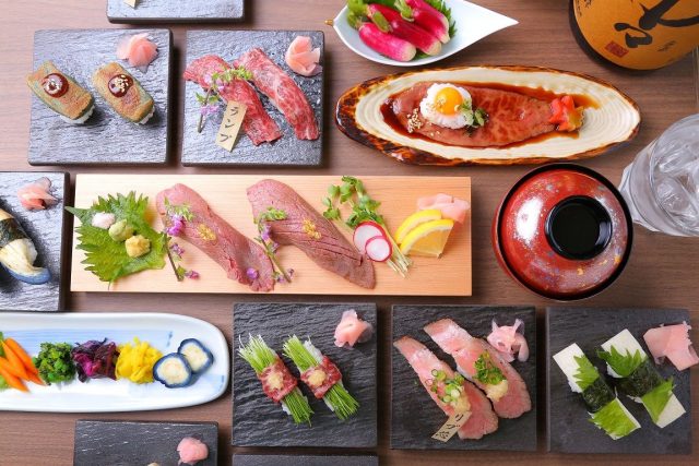 濃厚な松阪牛の旨みを寿司で味わう！『おにくのおすし』が京都祇園にグランドオープン