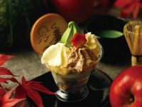 祇園辻利本店でしか食べられない、秋を感じる「秋色ソフト」