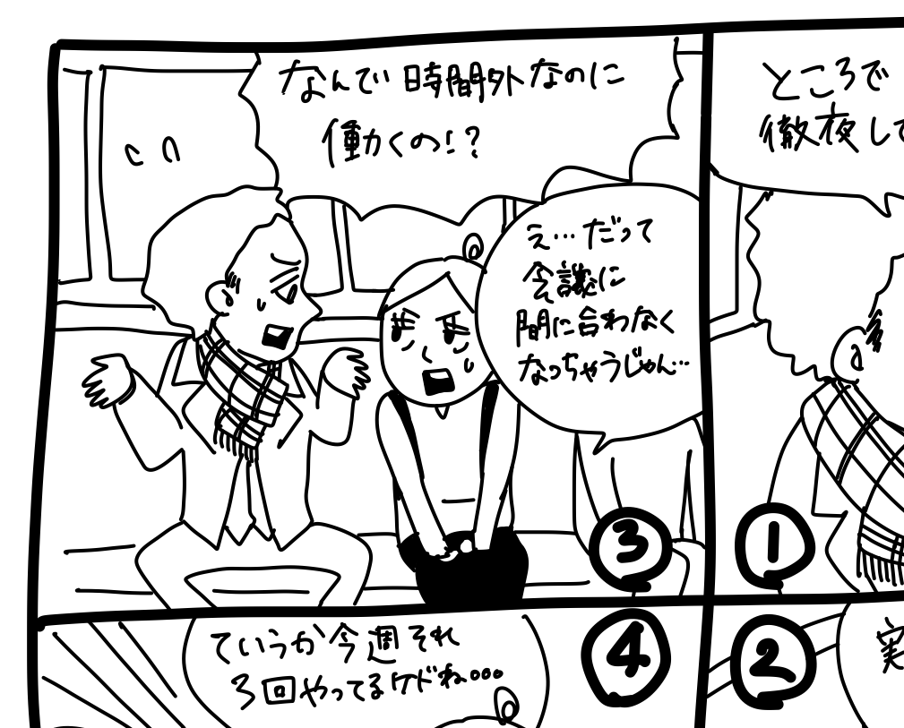 文化ギャップ漫画【２６】日本人はなぜ時間外に働くの？ちゃんと休もう！？