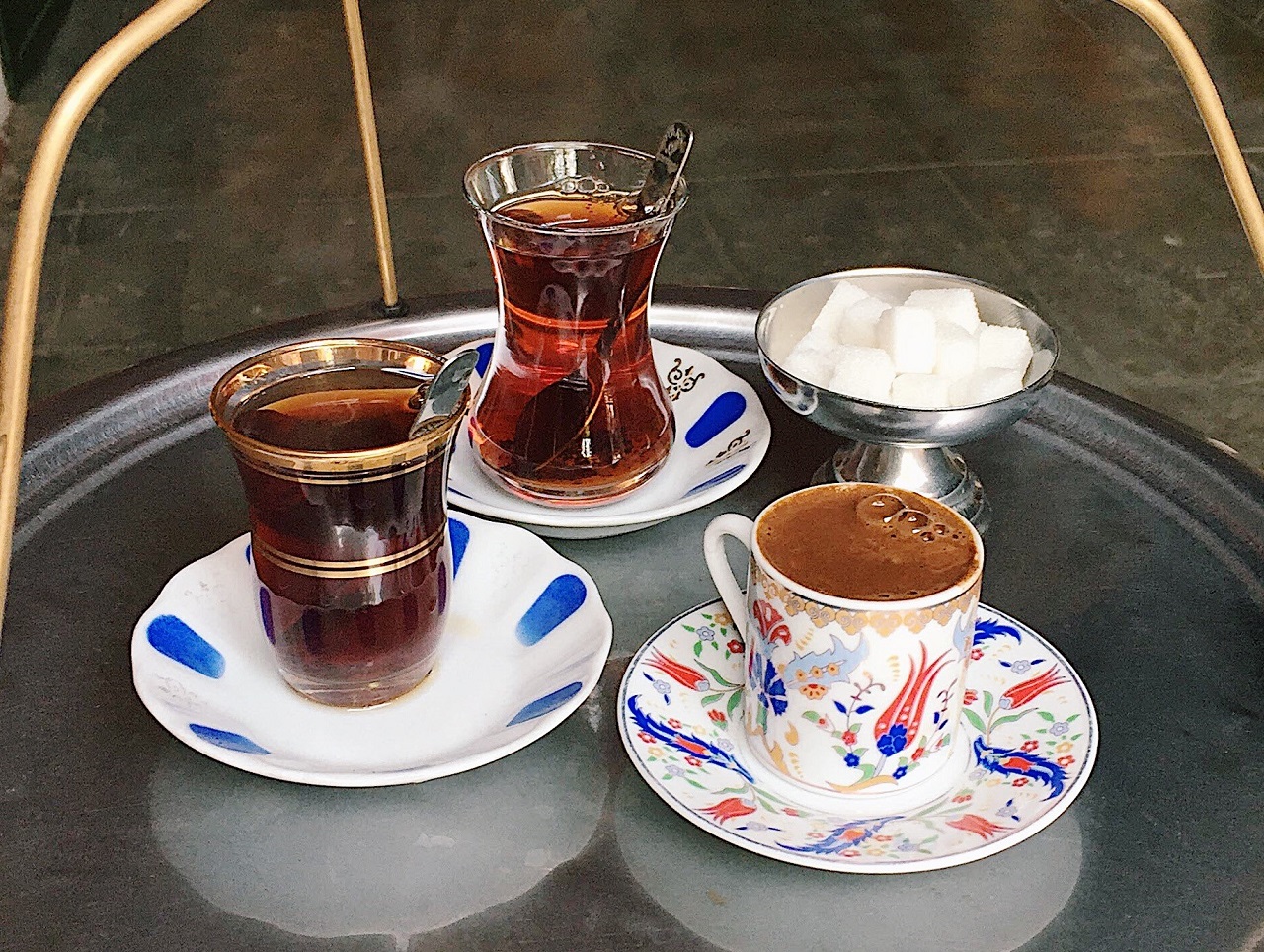 トルココーヒーとチャイ