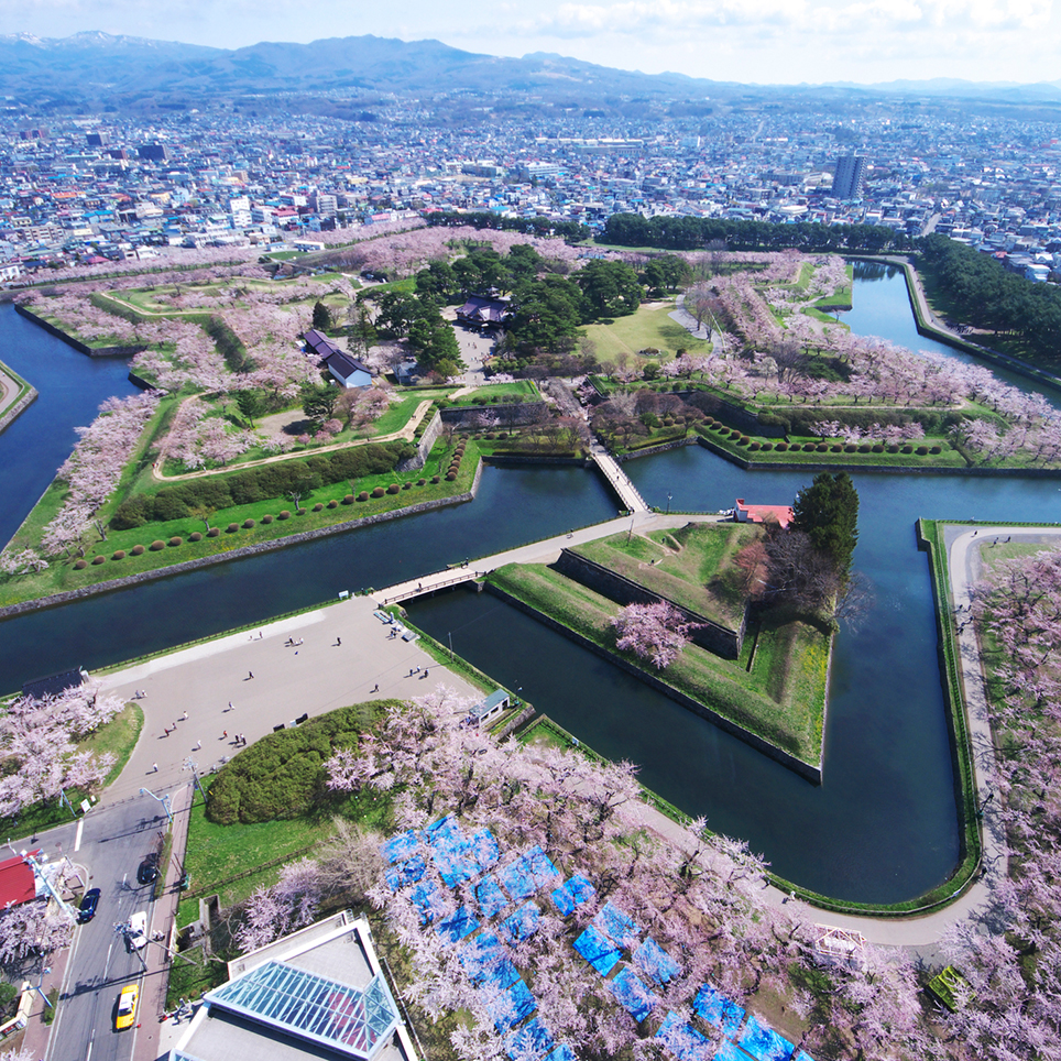 北海道　五稜郭公園