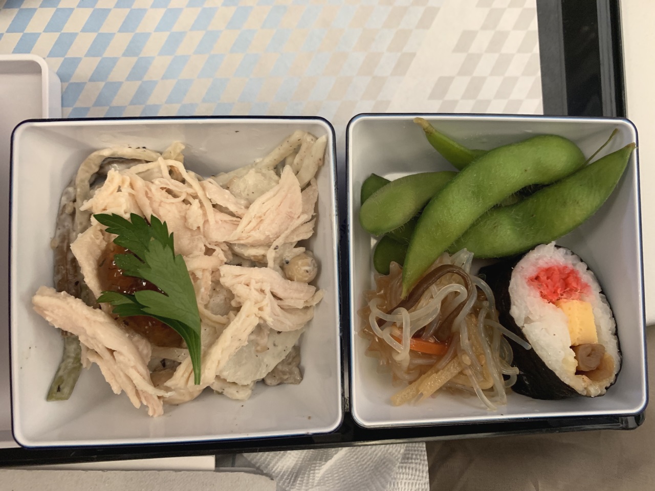 東京羽田～ロンドン「ANA」エコノミークラス機内食