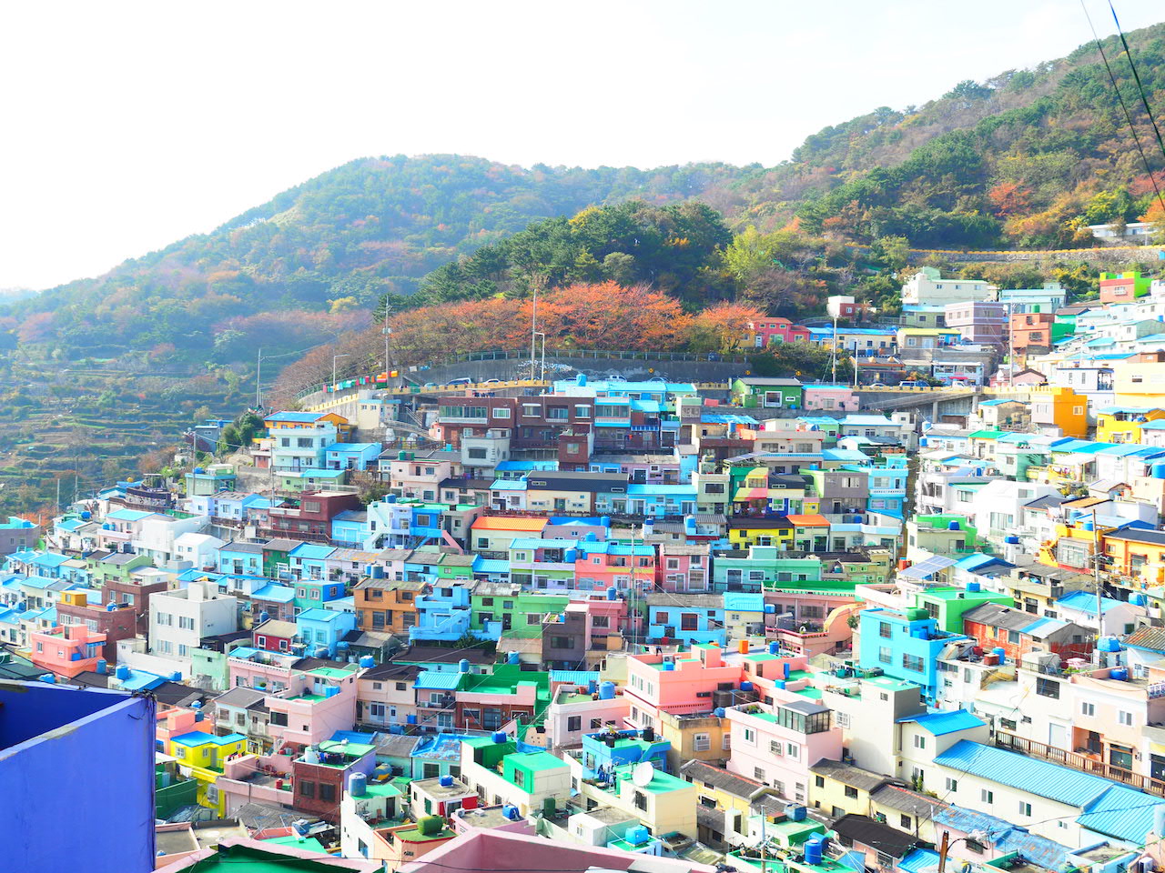 映画heroのロケ地にもなった 韓国 釜山にある甘川文化村に行ってみた Tabizine 人生に旅心を