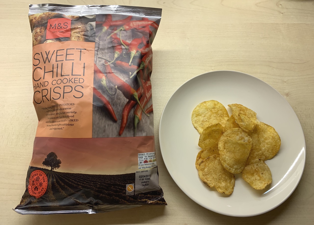 SWEET CHILLI HAND COOKED CRISPS