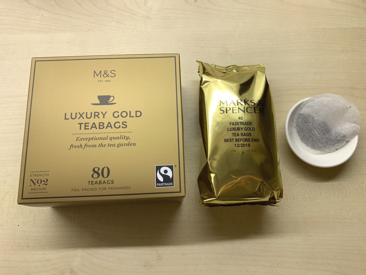 LUXURY GOLD TEABAGS