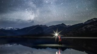 ジャスパー湖(Jasper Lake, Jasper) Stargazing