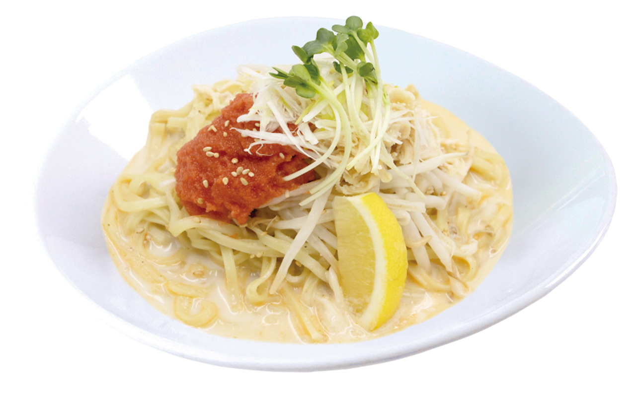 明太豆乳まぜ麺