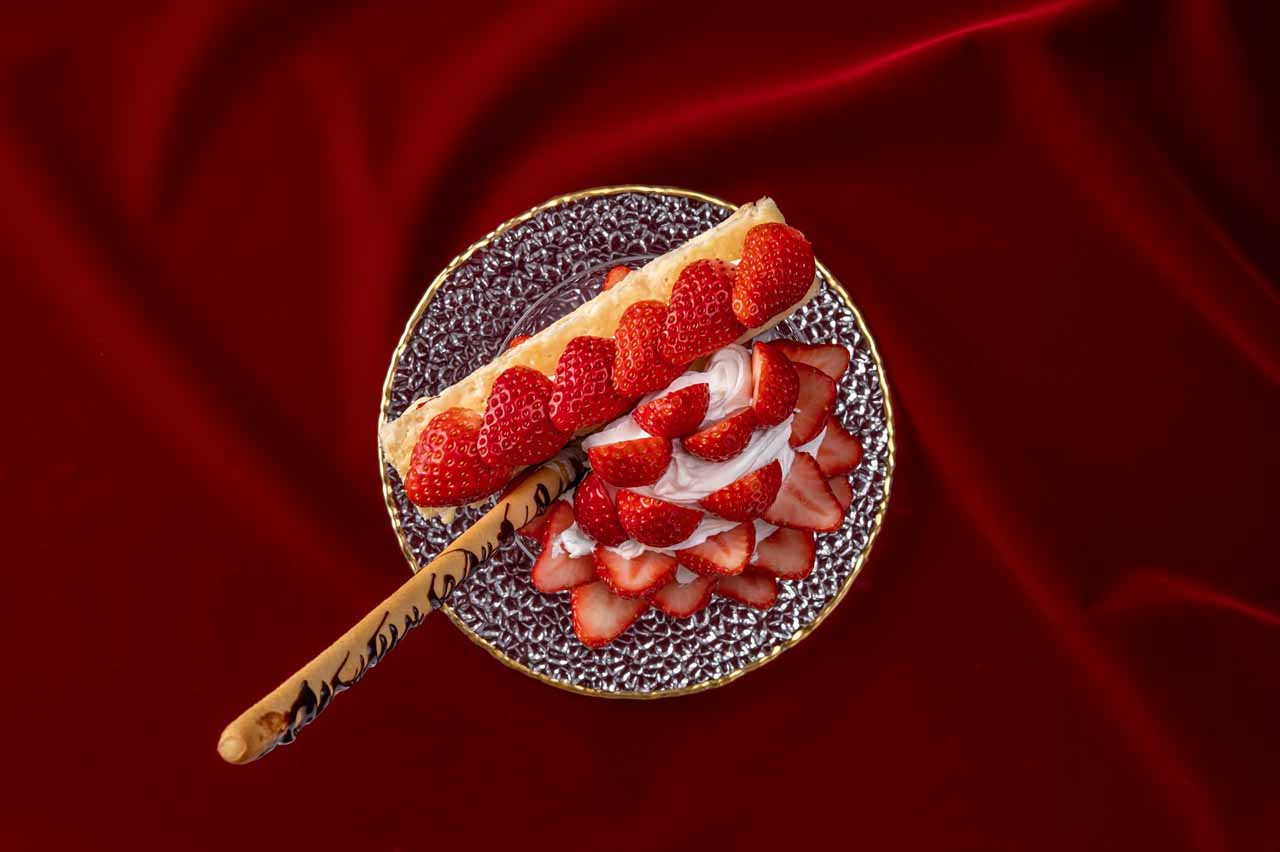 いちごの夜パフェ2