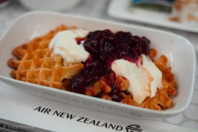ニュージーランド航空 プレミアムエコノミークラス機内食