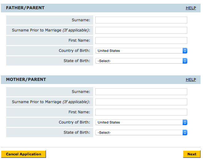 結婚許可証の申請　オンライン