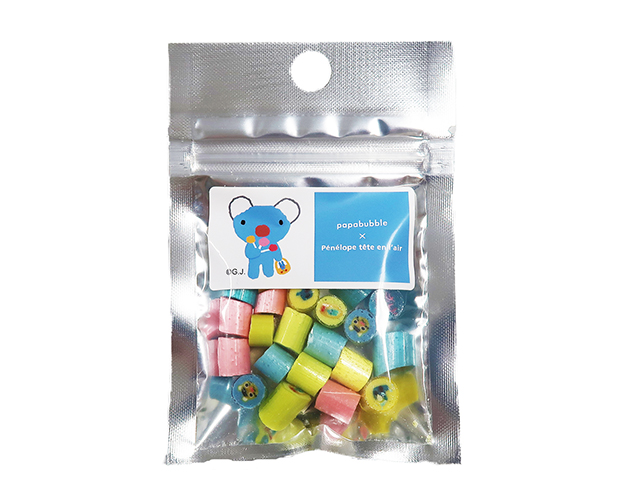 「パパブブレ」 ×「ペネロペ」コラボキャンディ
