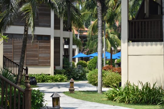 ジャングルトレイルの開催されるホテル『Laguna Redang Island Resort』の敷地