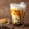 軽井沢フラットブレッズ「沖縄産黒糖のタピオカミルクコーヒー」
