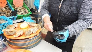 Marché aux Huîtres de Cancale カンカル牡蠣市場