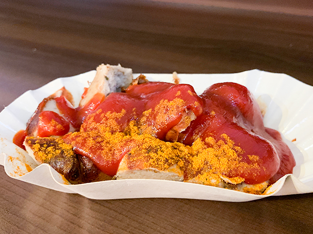 「Currywurst Express」の皮なし