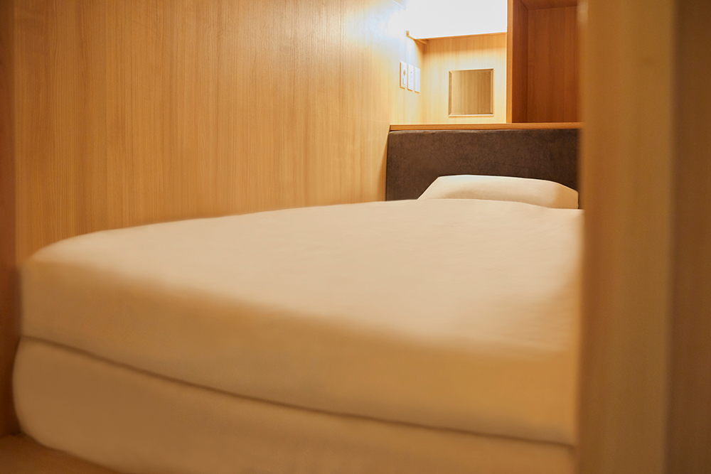 奈良の森ホテル　ベッド
