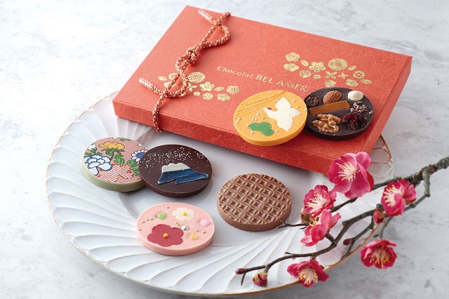 和モチーフのショコラ 栗たっぷりケーキ ベルアメール 迎春コレクション Tabizine 人生に旅心を