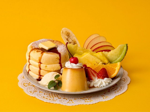 奇跡のパンケーキ プリンアラモード