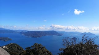 宮島弥山山頂からの眺め