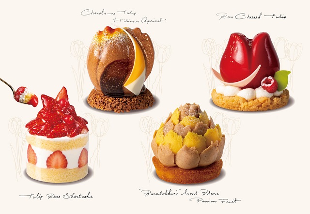 【TOKYOチューリップローズ】彩り鮮やかチューリップとバラの新作ケーキ