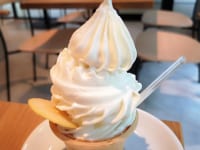 焼き芋専門店維新蔵ならまち店　王道ミルクソフトクリーム（アップ）