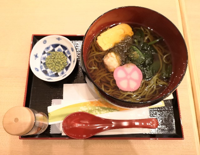 東京都・有明ガーデン「茶寮 伊藤園」おかめ茶そば