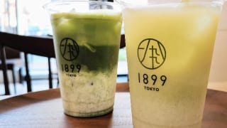 東京・新橋「CHAYA 1899 TOKYO」濃茶ラテと深蒸し煎茶ラテ