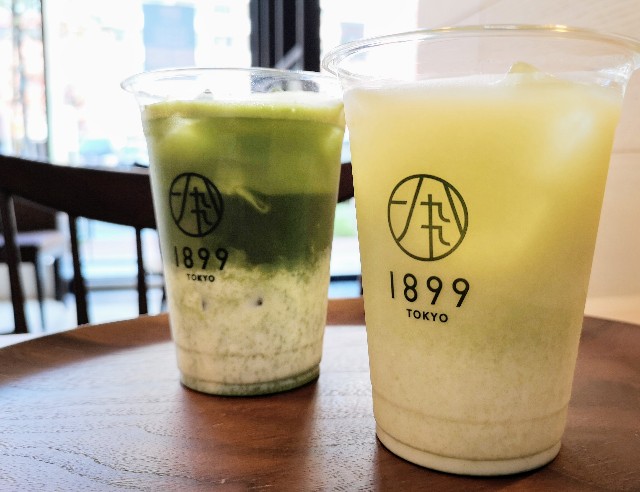 東京・新橋「CHAYA 1899 TOKYO」濃茶ラテと深蒸し煎茶ラテ