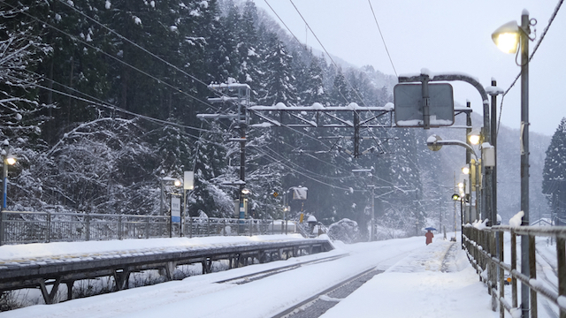 福井の冬の景色